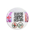 Customization design anti-forgery security variable data scratch off qr code label